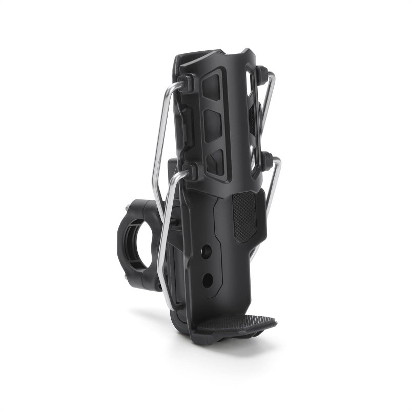 VG MOTO Universal Motorcycle Water Bottle Holder 360 Rotating Adaptive Handlebar  Crash Bar Mount Cup Cage Automatic Clamping Cycling Bottle Cage Compatible with 3487mm Bottles